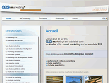 Tablet Screenshot of abcmarketing.fr